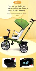 TRICIKL T18 TRIKE GREEN - Slika 6