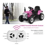 Dečiji električni traktor - pink - Slika 6