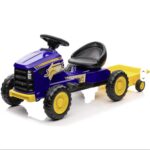 Dečiji traktor na pedale - plavi - Slika 4