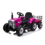 Dečiji električni traktor - pink - Slika 3