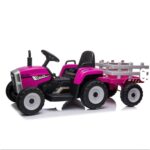 Dečiji električni traktor - pink - Slika 2