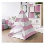 Šator za decu - 1.6m roze/beli - Slika 2
