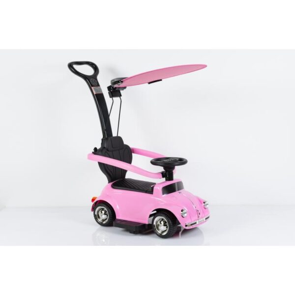 VW BEETLE 3u1 - dečiji električni auto -  pink